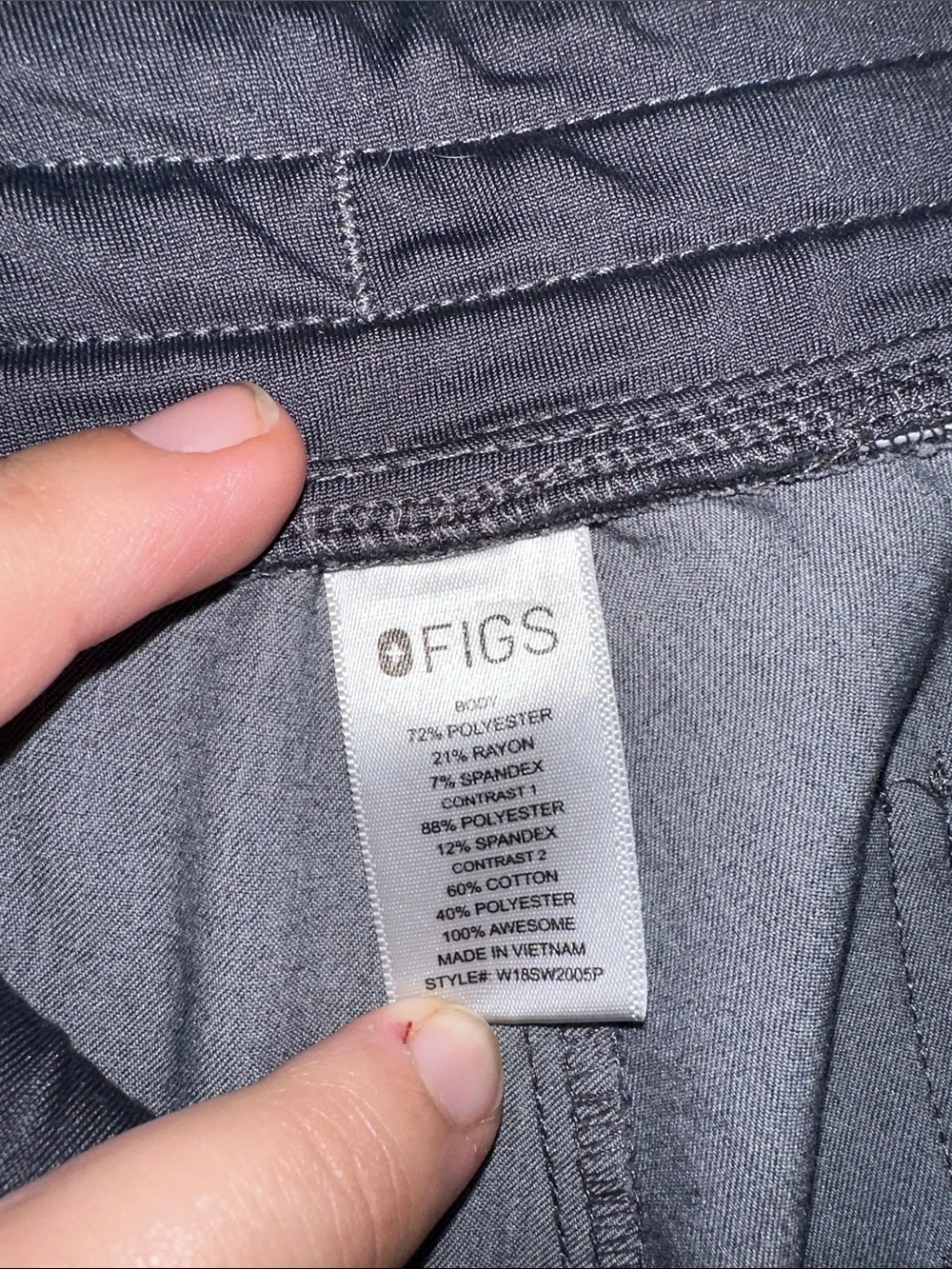 Figs Men's Gray Jogger Scrub Pants & Top Set - Charcoal Gray